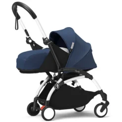 Stokke Poussette YOYO³ Complète 0+ et 6 Châssis Blanc - Bleu Air France