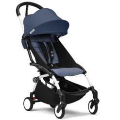 Stokke Poussette YOYO³ Complète 0+ et 6 Châssis Blanc - Bleu Air France