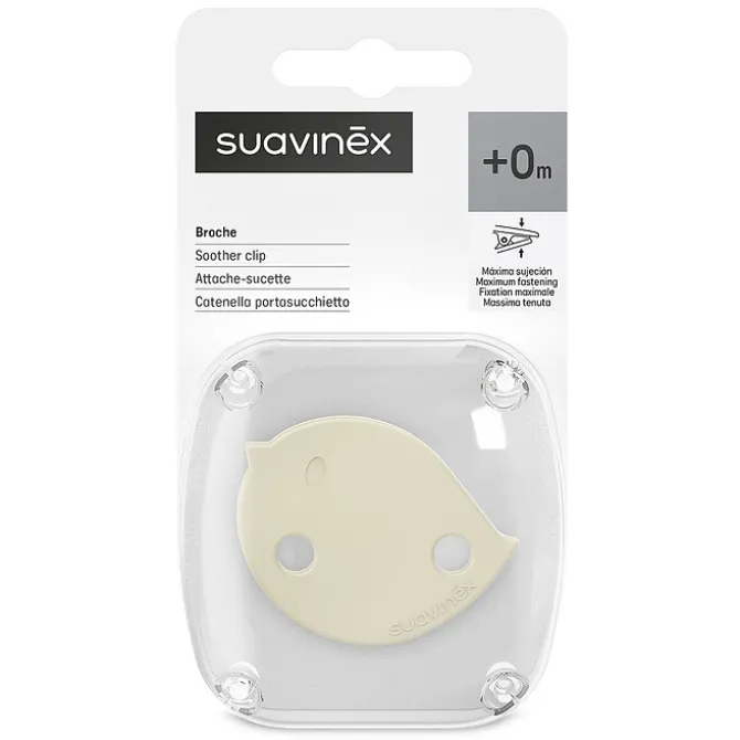 Suavinex Attache Sucette Chaîne Birdies - Beige