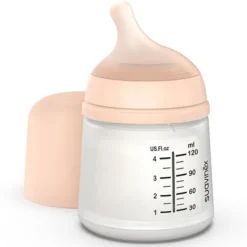 Suavinex Biberon Anti-Colique Zerø.Zerø Spécial Allaitement Fair - 120 ml