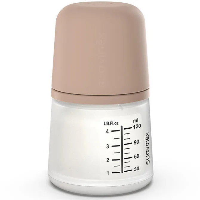 Suavinex Biberon Anti-Colique Zerø.Zerø Spécial Allaitement Medium - 120 ml