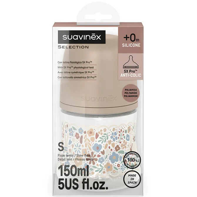Suavinex Biberon Tétine Symétrique SX Pro Wonderland Neutral Liberty - 150 ml
