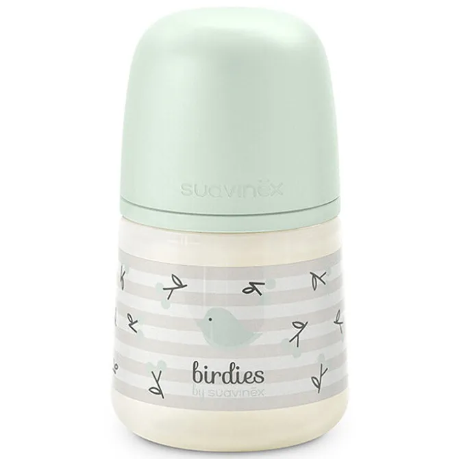 Suavinex Biberon Tétine Symétrique SX Pro Birdies Vert - 150 ml