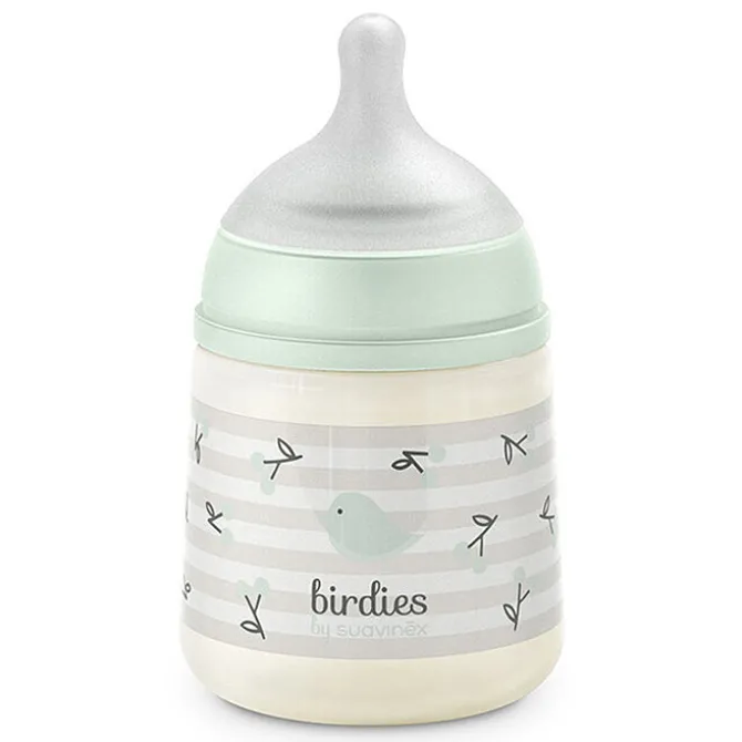 Suavinex Biberon Tétine Symétrique SX Pro Birdies Vert - 150 ml