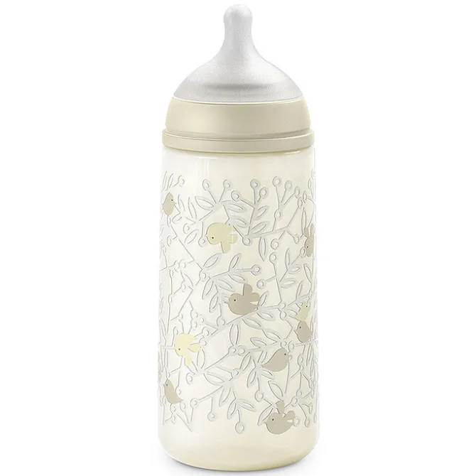 Suavinex Biberon Tétine Symétrique SX Pro Birdies Beige - 360 ml
