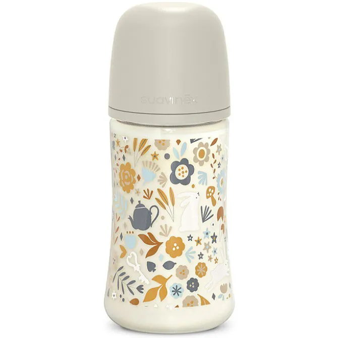 Suavinex Biberon Tétine Symétrique SX Pro Wonderland Beige - 270 ml