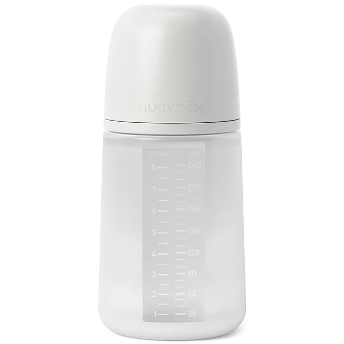 Suavinex Biberon Tétine Symétrique SX Pro Colour Essence Transparent - 250 ml