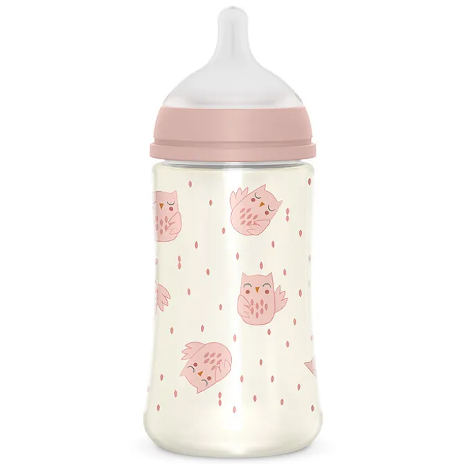 Suavinex Biberon Tétine Symétrique SX Pro Bonhomia Rose - 270 ml