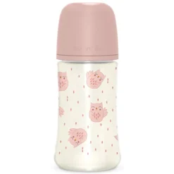 Suavinex Biberon Tétine Symétrique SX Pro Bonhomia Rose - 270 ml