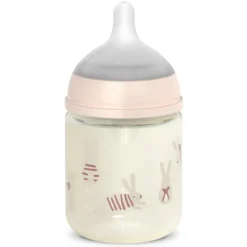 Suavinex Biberon Verre Tétine Symétrique SX Pro Wonderland Pink - 120 ml