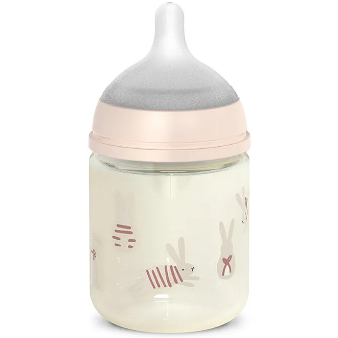 Suavinex Biberon Verre Tétine Symétrique SX Pro Wonderland Pink - 120 ml