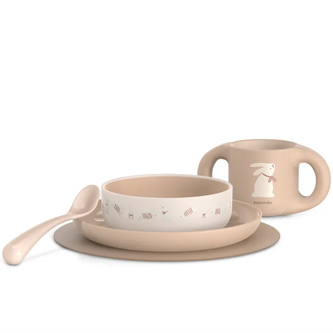 Suavinex Coffret Repas 5 Pièces Wonderland - Pink