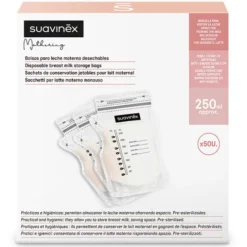 Suavinex Lot de 50 Sachets de Conservation - 250 ml
