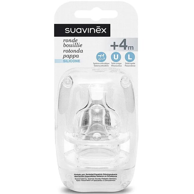 Suavinex Lot de 2 Tétines - Débit Rapide
