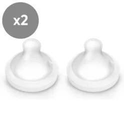 Suavinex Lot de 2 Tétines Symétriques SX Pro - Débit Moyen