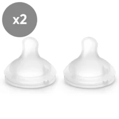 Suavinex Lot de 2 Tétines Symétriques SX Pro - Débit Moyen