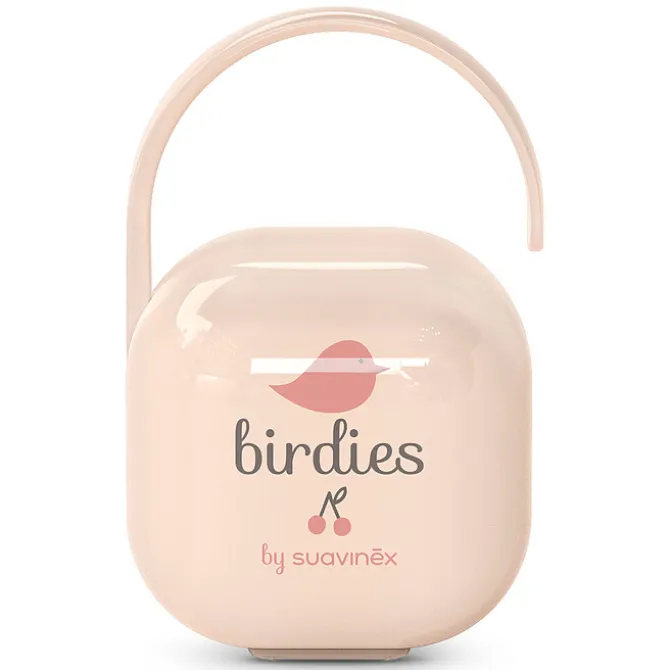 Suavinex Pochette Sucette Duo Birdies - Rose