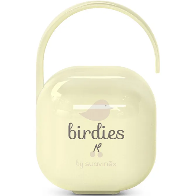 Suavinex Pochette Sucette Duo Birdies - Beige