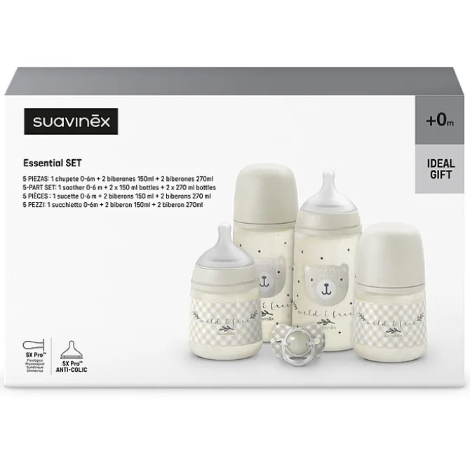 Suavinex Set Nouveau-né Wild & Free Night and Day - Beige