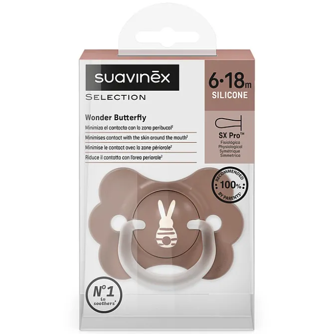 Suavinex Sucette Symétrique SX Pro Wonderland Beige - 6/18 Mois