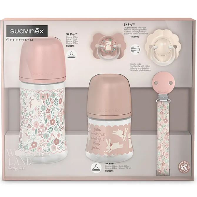 Suavinex Welcome Baby Set Wonderland - Pink