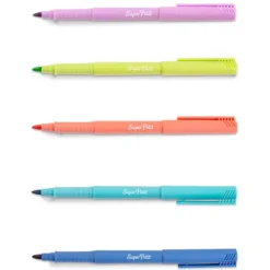 Super Petit Boîte de 5 Feutres Effaçables Pointes Fines pour Silicone
