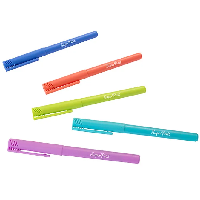 Super Petit Boîte de 5 Feutres Effaçables Pointes Fines pour Silicone