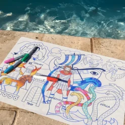 Super Petit Set de Table à Colorier et ses 5 Feutres - Les Aventures d'Ulysse