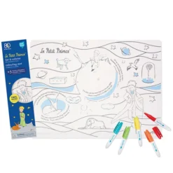 Super Petit Set de Table à Colorier et ses 5 Feutres - Le Petit Prince