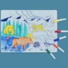Super Petit Set de Table à Colorier et ses 5 feutres - Boreal