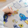 Super Petit Set de Table à Colorier et ses 5 feutres - Dans l'espace