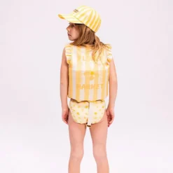Swim Essentials Gilet de Nage Yellow Flower - 3/6 Ans