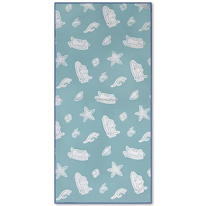 Swim Essentials Serviette de Plage - Surf Dogs