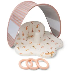 Swim Essentials Tapis d'Eau avec Pare-soleil - Mermaid Bubbles