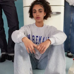 Tajinebanane Sweat d'Allaitement Mère-made Gris - XL
