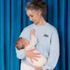 Tajinebanane Sweat d'Allaitement La P'allaite Bleu Ciel - XS