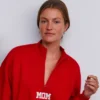 Tajinebanane Sweat d'Allaitement Mom Rouge - M