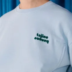Tajinebanane Sweat d'Allaitement La P'allaite Bleu Ciel - L