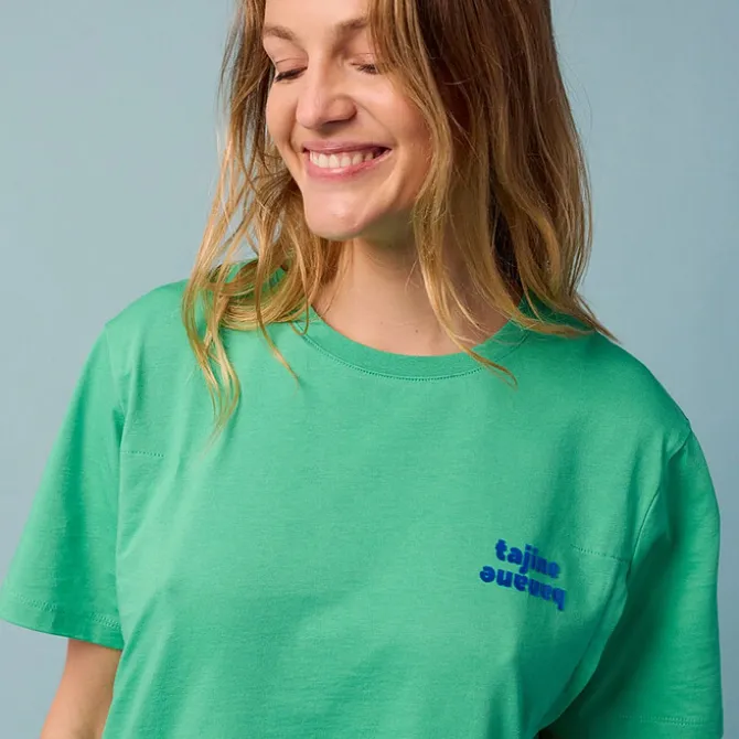 Tajinebanane T-shirt d'Allaitement La P'allaite Menthe - S