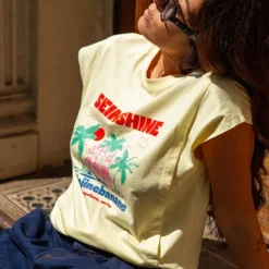 Tajinebanane T-shirt d'Allaitement Paradise - S