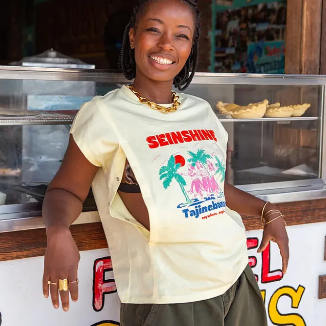 Tajinebanane T-shirt d'Allaitement Paradise - S