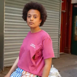 Tajinebanane T-shirt d'Allaitement La P'allaite Framboise - S