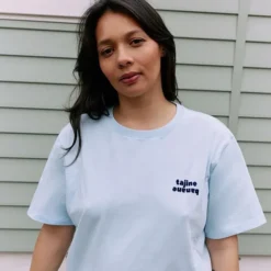 Tajinebanane T-shirt d'Allaitement La P'allaite Bleu - S