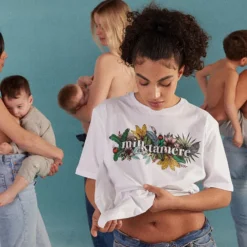 Tajinebanane T-shirt d'Allaitement Milktamère - S