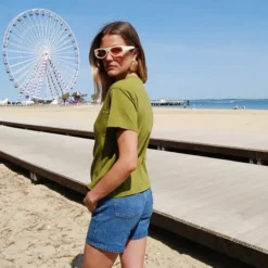 Tajinebanane T-shirt d'Allaitement Noué - M