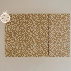 Tapilou Tapis de Jeu Réversible Tapilou x Atelier Wagram - Coeur / Léopard