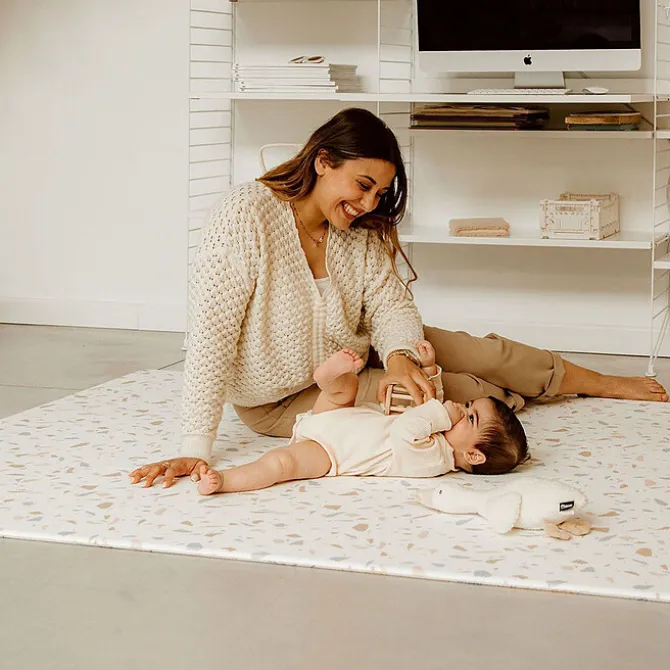 Tapilou Tapis de Jeux XL Réversible - Le Coquillage