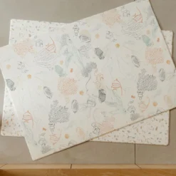 Tapilou Tapis de Jeux XL Réversible - Le Coquillage
