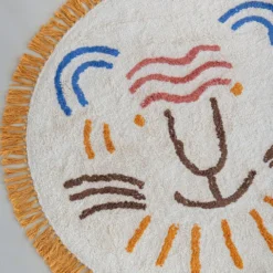 Tapis Petit Tapis Lion Leo - Ø 100 cm