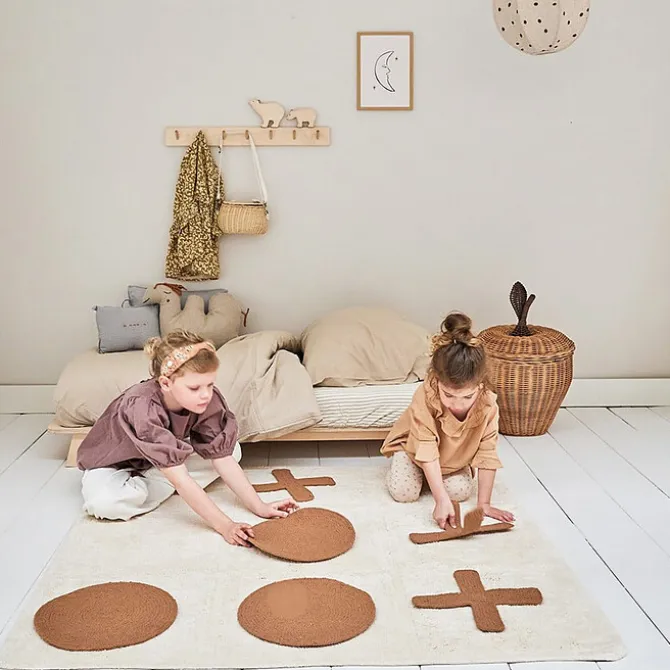 Tapis Petit Tapis Morpion - 120 x 120 cm